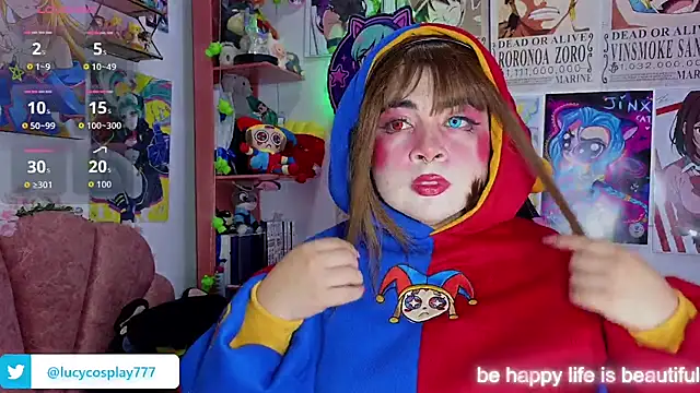 Snapshot of Lucycosplay777 chatting on July 8, 3:27 pm Lucycosplay777 online show from July 8, 3:27 pm