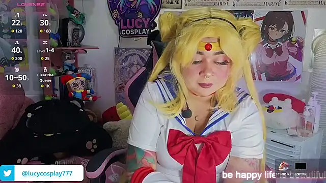 Snapshot of Lucycosplay777 chatting on July 11, 4:21 pm Lucycosplay777 online show from July 11, 4:21 pm
