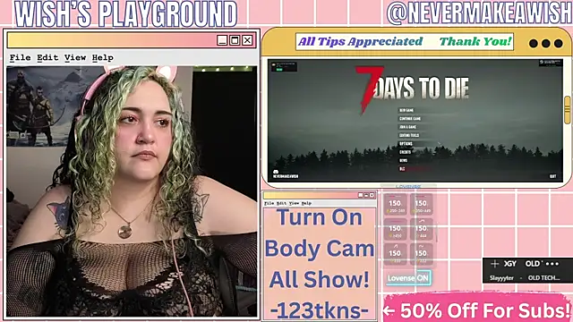 nevermakeawish online show from March 25, 9:26 am