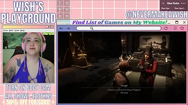 nevermakeawish online show from April 10, 5:45 am