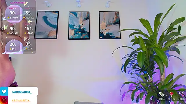 samucamx  online show from February 2, 2:05 pm