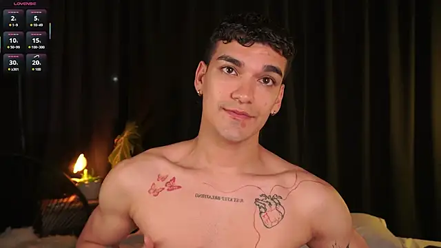 Snapshot of EROS_AND_ALAN chatting on February 8, 3:54 am EROS AND ALAN online show from February 8, 3:54 am