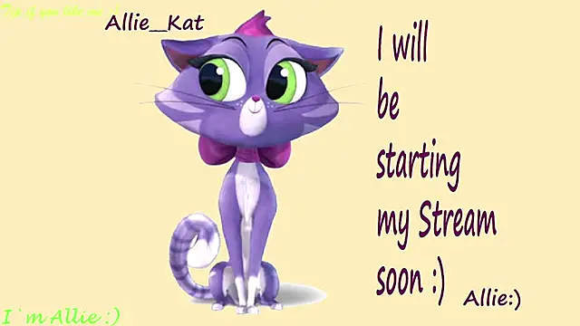Allie Kat online show from May 30, 6:49 pm
