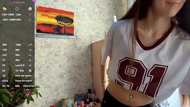 Cuteviola online show from April 14, 1:00 am