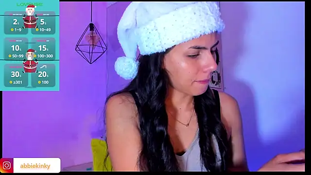 Snapshot of Abbiekinky chatting on December 1, 6:02 pm Abbiekinky online show from December 1, 6:02 pm