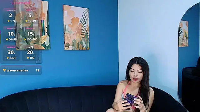 Snapshot of Johanna_Angel_ chatting on October 23, 5:07 am Johanna Angel online show from October 23, 5:07 am