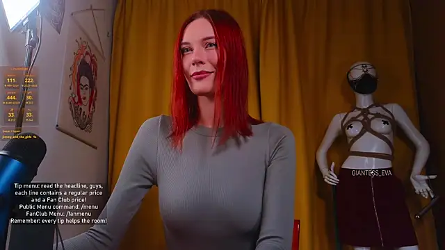 Giantess Eva online show from November 12, 5:46 pm