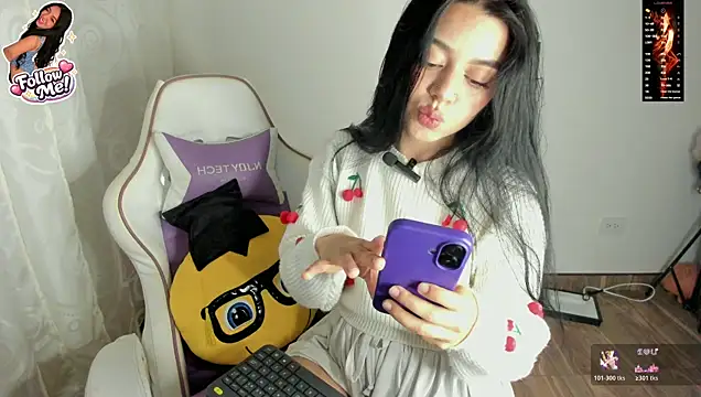 Snapshot of Midori_rosse chatting on May 25, 12:27 am Midori rosse online show from May 25, 12:27 am