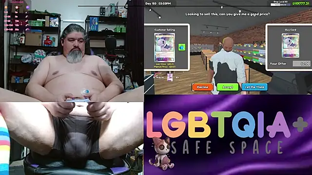 Snapshot of geekycastillo chatting on February 3, 6:40 am geekycastillo online show from February 3, 6:40 am