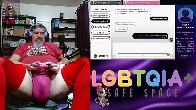 Snapshot of geekycastillo chatting on February 15, 5:04 am geekycastillo online show from February 15, 5:04 am