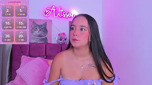 Snapshot of alissonsweet18 chatting on April 22, 1:45 pm alissonsweet18 online show from April 22, 1:45 pm