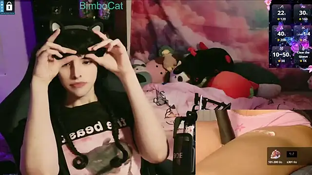 BimboCat online show from December 1, 2:16 am