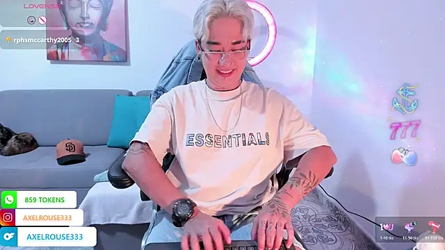 AxelRouse3 online show from April 6, 3:04 am