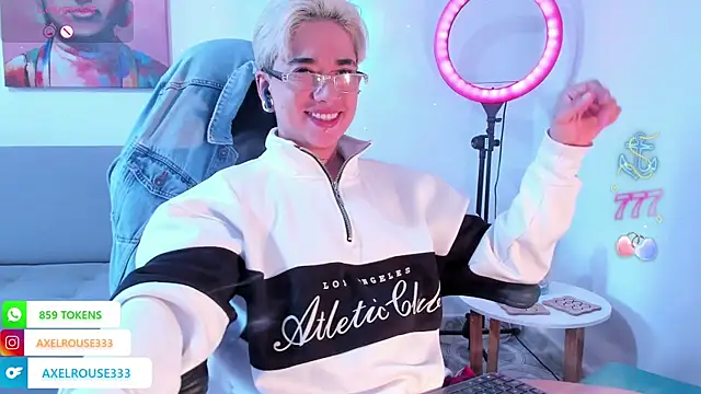 AxelRouse3 online show from April 12, 10:04 pm