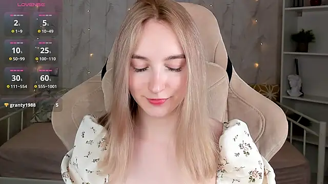 Shy Polly online show from April 14, 12:05 am