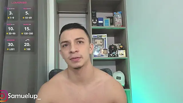 Snapshot of Samuel_up01 chatting on June 23, 4:43 am Samuel up01 online show from June 23, 4:43 am