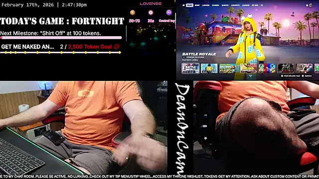 DeanonCam online show from February 17, 8:48 pm