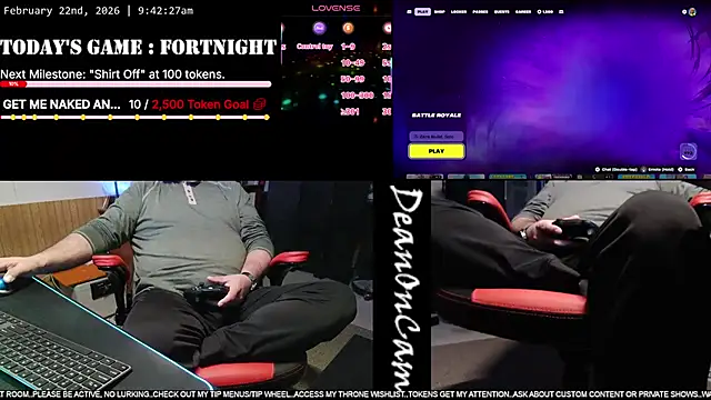 DeanonCam online show from February 22, 3:43 pm