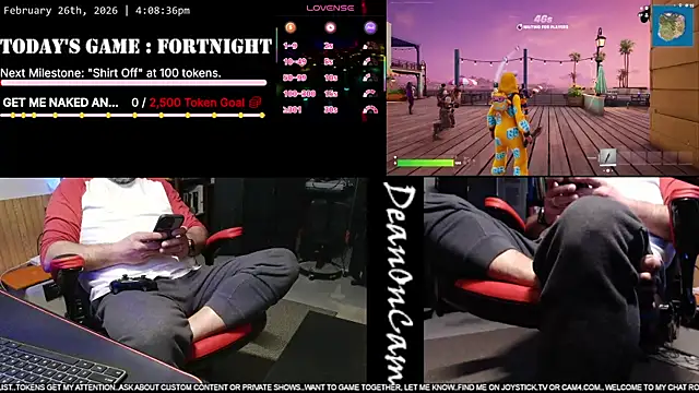 DeanonCam online show from February 26, 10:09 pm