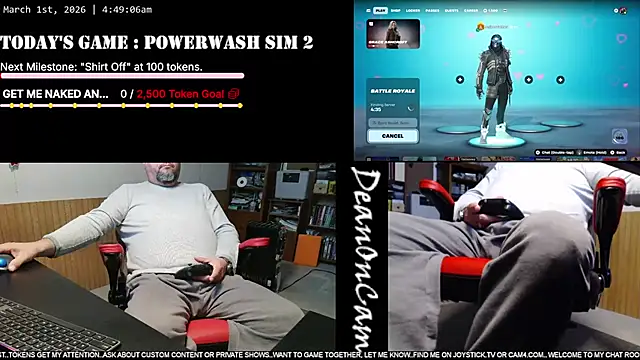 DeanonCam online show from March 1, 10:50 am