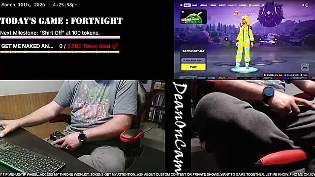 DeanonCam online show from March 10, 8:36 pm