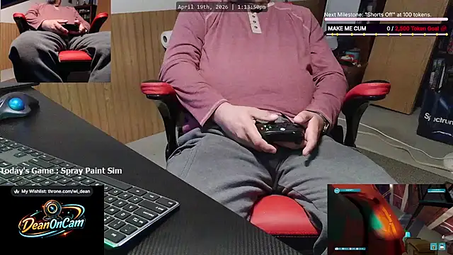 Snapshot of DeanonCam chatting on April 19, 6:10 pm DeanonCam online show from April 19, 6:10 pm