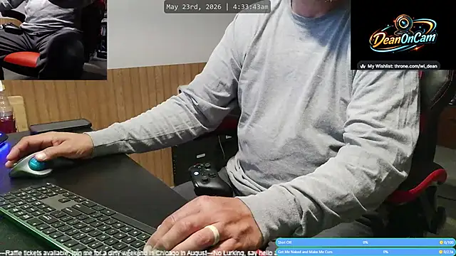 Snapshot of DeanonCam chatting on May 23, 9:35 am DeanonCam online show from May 23, 9:35 am