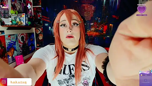 Snapshot of Hakudoll chatting on June 15, 9:50 pm Hakudoll online show from June 15, 9:50 pm