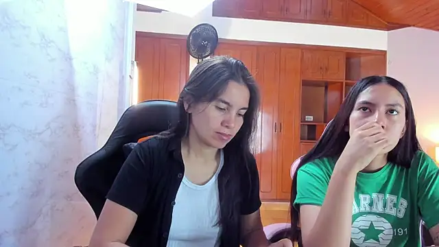 Snapshot of Emily_and_Soffy chatting on February 5, 12:10 pm Emily and Soffy online show from February 5, 12:10 pm