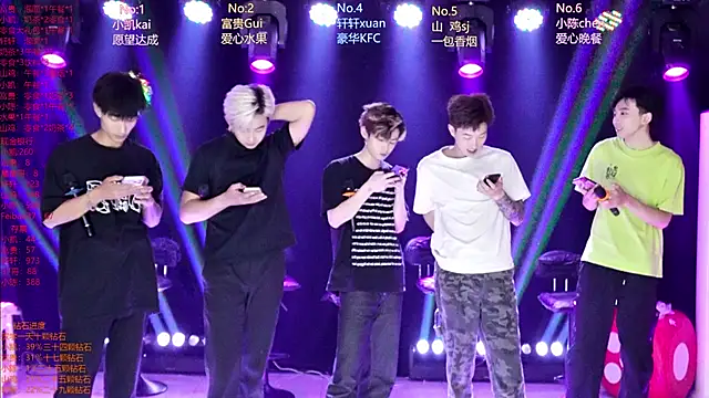 Snapshot of AOA-boy chatting on April 21, 5:25 am AOA-boy online show from April 21, 5:25 am