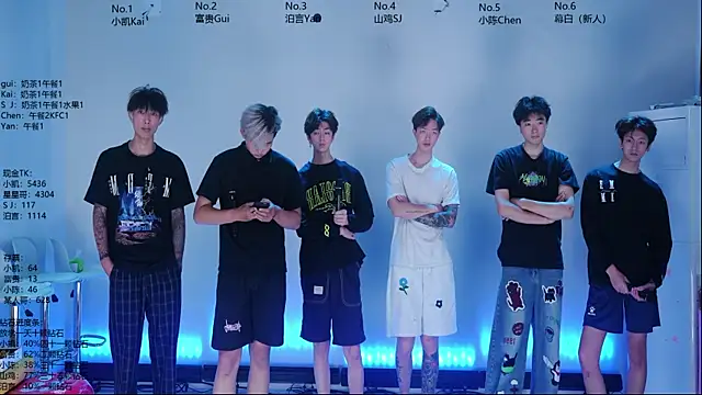 Snapshot of AOA-boy chatting on June 2, 2:13 am AOA-boy online show from June 2, 2:13 am