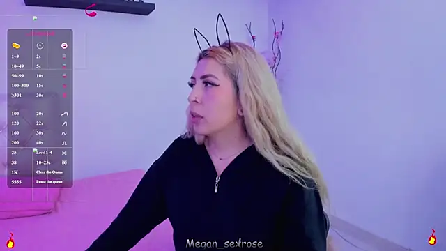 Megan sexrosse online show from May 6, 2:40 am