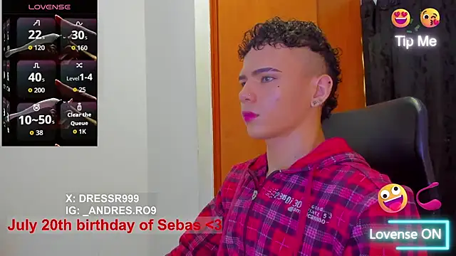 sebascuterouss online show from July 18, 12:31 pm