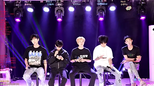 Snapshot of AOA-MIC chatting on April 25, 12:02 am AOA-MIC online show from April 25, 12:02 am
