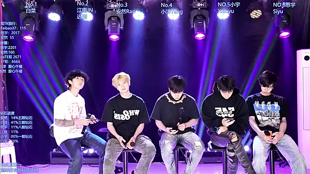 Snapshot of AOA-MIC chatting on May 2, 11:10 pm AOA-MIC online show from May 2, 11:10 pm