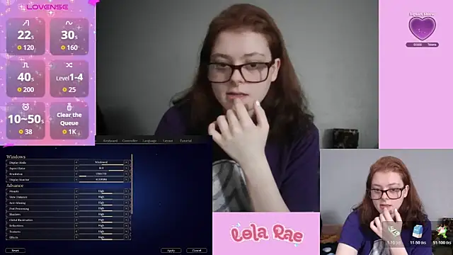 lolarae xx online show from May 27, 10:18 pm