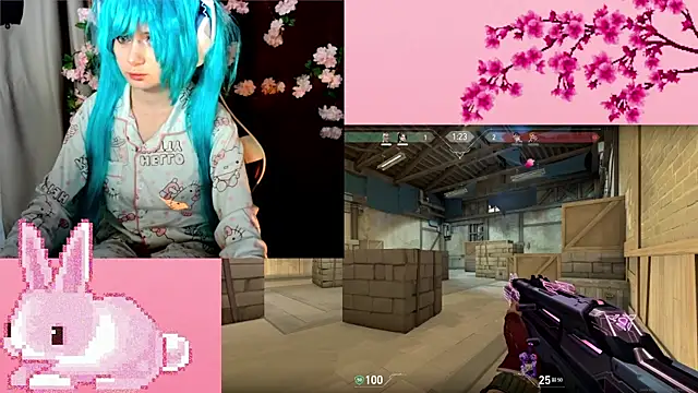 Snapshot of AmmiRinn chatting on May 6, 1:05 pm AmmiRinn online show from May 6, 1:05 pm
