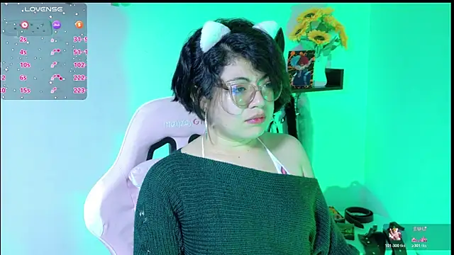 Snapshot of Meow_cat4 chatting on July 19, 7:50 pm Meow cat4 online show from July 19, 7:50 pm