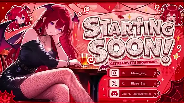 Snapshot of Blaze_sw chatting on July 8, 11:09 pm Blaze sw online show from July 8, 11:09 pm