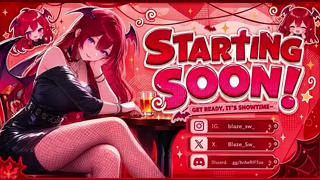 Snapshot of Blaze_sw chatting on July 19, 12:58 am Blaze sw online show from July 19, 12:58 am