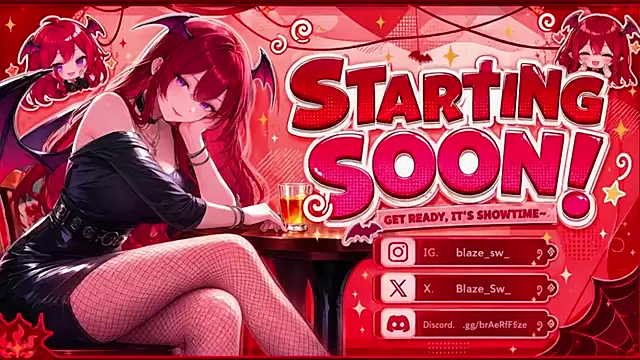 Snapshot of Blaze_sw chatting on July 23, 11:13 pm Blaze sw online show from July 23, 11:13 pm
