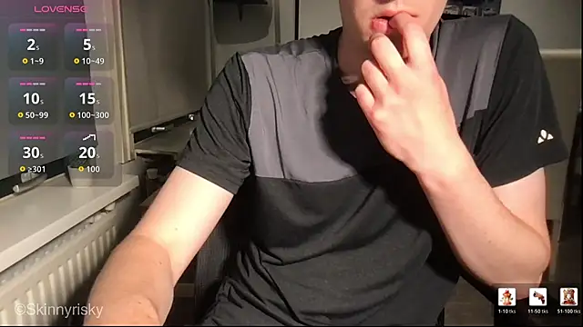Snapshot of Skinnyrisky chatting on July 5, 9:11 pm Skinnyrisky online show from July 5, 9:11 pm