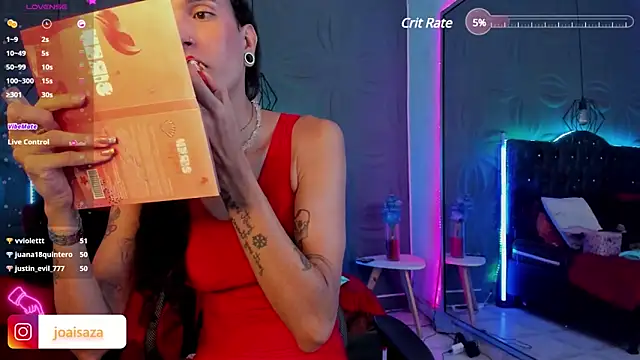 Snapshot of joaisaza chatting on March 5, 9:05 am joaisaza online show from March 5, 9:05 am