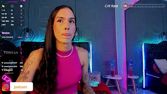 Snapshot of joaisaza chatting on March 6, 7:47 am joaisaza online show from March 6, 7:47 am