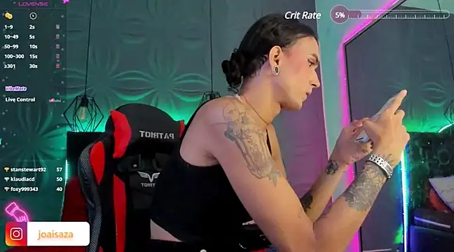 Snapshot of joaisaza chatting on March 10, 11:10 am joaisaza online show from March 10, 11:10 am