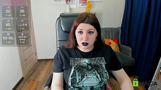 Black Black Rose online show from February 8, 8:23 pm