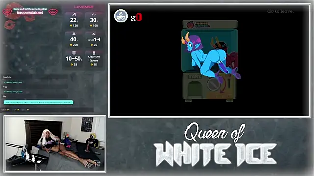 Snapshot of QueenofWhiteIce chatting on March 26, 2:39 am QueenofWhiteIce online show from March 26, 2:39 am