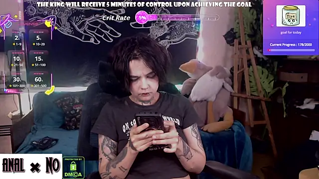 Snapshot of Dark__Elf chatting on June 25, 9:19 pm Dark Elf online show from June 25, 9:19 pm