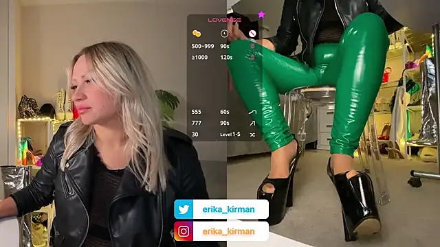 Erika Kirman online show from December 14, 3:58 pm