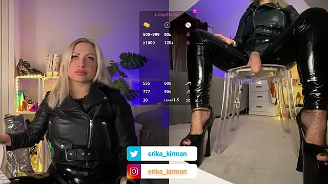 Erika Kirman online show from January 25, 1:08 pm